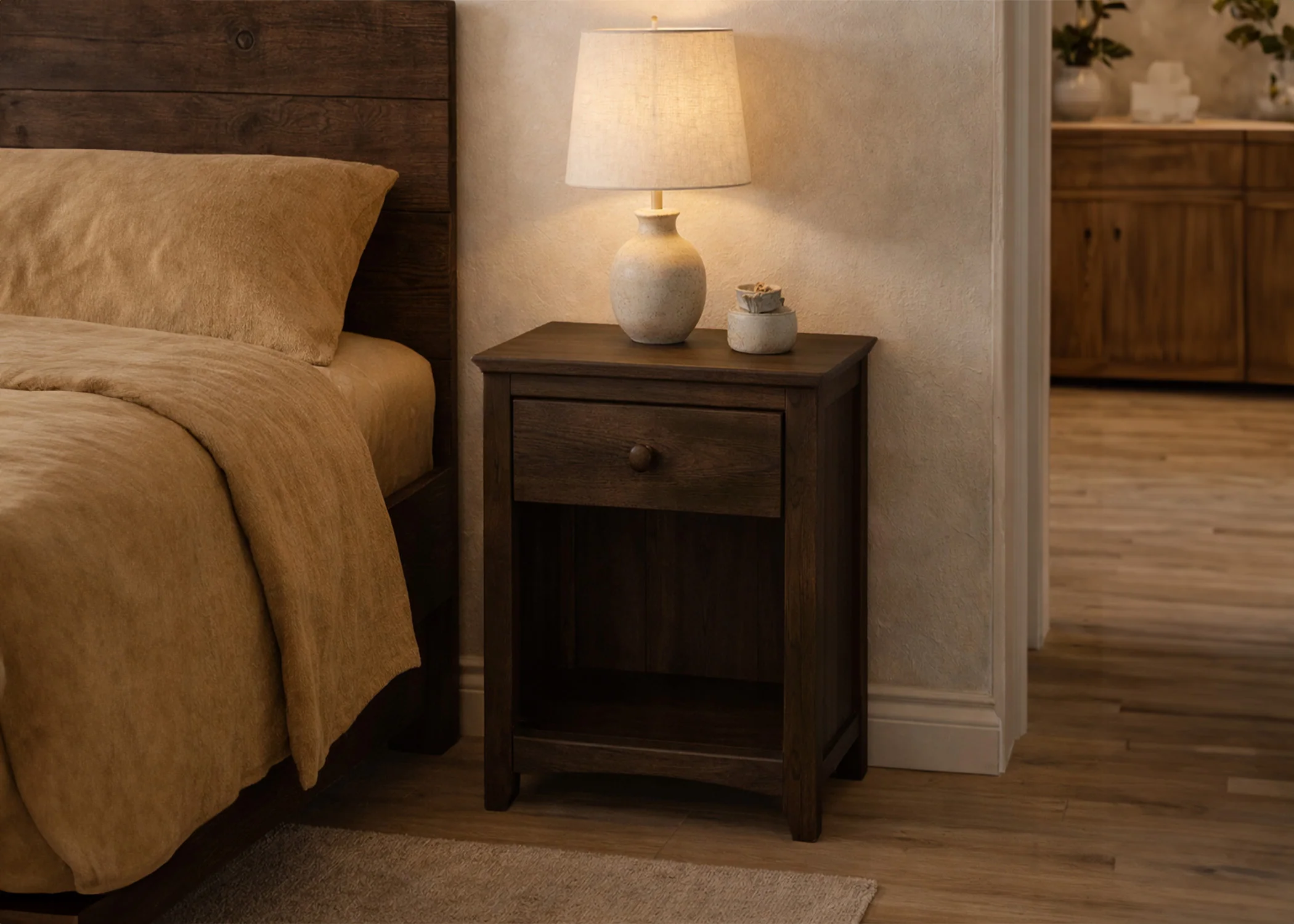 1 Drawer Nightstand - Image 3